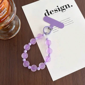 Bks Gradient Beaded Phone Chain Lanyard with Card Holder, Universal Strap for Camera Earphone Case Key Bag Water Bottle Bks Gradient Beaded Phone Chain Lanyard with Card Holder, Universal Strap for Camera Earphone Case Key Bag Water Bottle