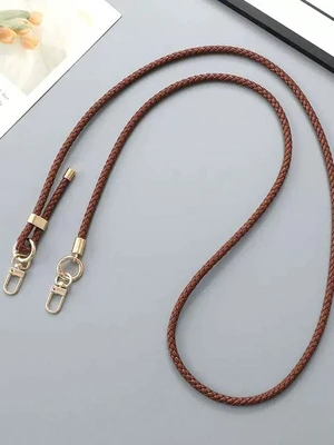 Bks Adjustable Braided Leather Crossbody Phone Lanyard with Transparent Card Holder for Smartphones Bks Adjustable Braided Leather Crossbody Phone Lanyard with Transparent Card Holder for Smartphones