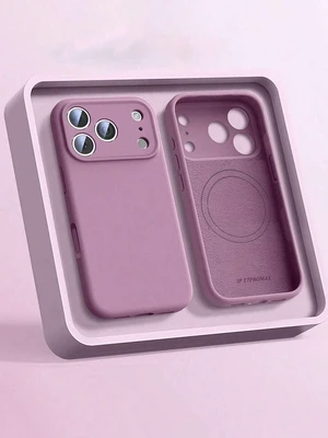 Bks Luxury Magnetic Style Silicone Magnetic Solid Color Magnetic Liquid Silicone Phone Case With Wireless Charging Support Compatible With IPhone 17 Pro Max 17 Pro 17 Air 17 16 Plus 15 14 13 12 Pro Ma Bks Luxury Magnetic Style Silicone Magnetic Solid Color Magnetic Liquid Silicone Phone Case With Wireless Charging Support Compatible With IPhone 17 Pro Max 17 Pro 17 Air 17 16 Plus 15 14 13 12 Pro Ma