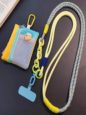 Bks Women's Long Crossbody Phone Lanyard Portable Mini Storage Pouch Anti-Loss Key Holder Versatile Shoulder Strap For Travel Shopping Bks Women's Long Crossbody Phone Lanyard Portable Mini Storage Pouch Anti-Loss Key Holder Versatile Shoulder Strap For Travel Shopping