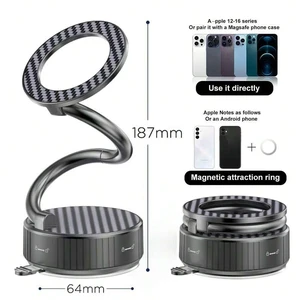 Bks Adjustable Magnetic Suction Cup Car Phone Holder Anti-Shake Navigation Rotating Foldable Mount for Smartphone GPS Bks Adjustable Magnetic Suction Cup Car Phone Holder Anti-Shake Navigation Rotating Foldable Mount for Smartphone GPS
