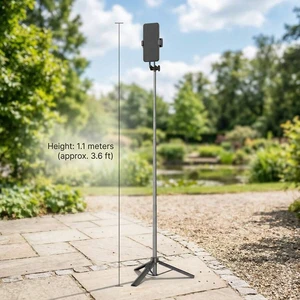 Bks Selfie Stick Tripod, Extendable 1.1m Portable All-In-One Phone Stand With Wireless Remote, 360° Rotatable Anti-Shake Design For Travel, Video Recording, Live Streaming, Vlog, Group Selfies, Compat Bks Selfie Stick Tripod, Extendable 1.1m Portable All-In-One Phone Stand With Wireless Remote, 360° Rotatable Anti-Shake Design For Travel, Video Recording, Live Streaming, Vlog, Group Selfies, Compat