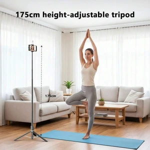 Bks Phone Tripod, 69 Inch Selfie Stick Stand Lightweight Multi-Functional Tripod For Various Phones Bks Phone Tripod, 69 Inch Selfie Stick Stand Lightweight Multi-Functional Tripod For Various Phones