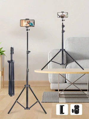 Bks 63 Inch Extendable Selfie Stick Tripod with 360 Gimbal and Universal Phone Holder for Live Video Shooting Compatible Mobile Phones Cameras Portable Stand Bks 63 Inch Extendable Selfie Stick Tripod with 360 Gimbal and Universal Phone Holder for Live Video Shooting Compatible Mobile Phones Cameras Portable Stand