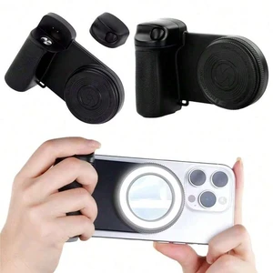 Bks Portable Bluetooth Selfie Light With Magnetic Grip Handle, Handheld Stabilizer Fill Light For Live Streaming Camera Vlog Bks Portable Bluetooth Selfie Light With Magnetic Grip Handle, Handheld Stabilizer Fill Light For Live Streaming Camera Vlog