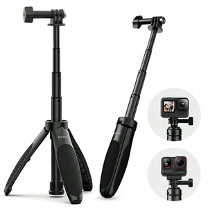 Bks Selfie Stick Tripod Aluminum Alloy Adjustable 15.75 Inch Quick Release Portable Bks Selfie Stick Tripod Aluminum Alloy Adjustable 15.75 Inch Quick Release Portable