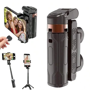 Bks Tripod Selfie Stick, 360 Swivel Flexible Stand with Detachable Bluetooth Remote for Smartphone Bks Tripod Selfie Stick, 360 Swivel Flexible Stand with Detachable Bluetooth Remote for Smartphone