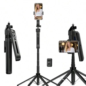 Bks 70 Inch Phone Tripod Selfie Stick with Wireless Remote, Portable Extendable Stand for Android Camera Live Streaming Vlogging 360 Rotation Bks 70 Inch Phone Tripod Selfie Stick with Wireless Remote, Portable Extendable Stand for Android Camera Live Streaming Vlogging 360 Rotation