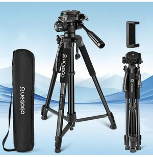 Bks Aluminum Alloy Camera Tripod, Adjustable Height 152cm, Rotatable Design for DSLR Cameras Mobile Phones Projectors Live Streaming Bks Aluminum Alloy Camera Tripod, Adjustable Height 152cm, Rotatable Design for DSLR Cameras Mobile Phones Projectors Live Streaming