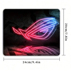 Bks Rectangular Gaming Mouse Pad Non-Slip Rubber Base Portable Desktop Mat for Computer Office Blue Red Design Compact Large Size Bks Rectangular Gaming Mouse Pad Non-Slip Rubber Base Portable Desktop Mat for Computer Office Blue Red Design Compact Large Size