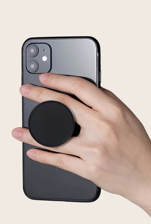 Bks 1pc Plain Stand-Out Phone Grip Compatible With IPhone Android Push-Pull Holder Gift For Birthday Family Friends Bks 1pc Plain Stand-Out Phone Grip Compatible With IPhone Android Push-Pull Holder Gift For Birthday Family Friends