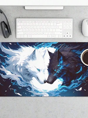 Bks Large Extended Gaming Mouse Pad, Non-Slip Rubber Base, Anti-Fray Stitched Edges, Ultra-Fine Surface for PC Streamers Bks Large Extended Gaming Mouse Pad, Non-Slip Rubber Base, Anti-Fray Stitched Edges, Ultra-Fine Surface for PC Streamers