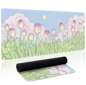 Bks Large Extended Mouse Pad Desk Mat with Non-Slip Base and Stitched Edge for Home Office Gaming Bks Large Extended Mouse Pad Desk Mat with Non-Slip Base and Stitched Edge for Home Office Gaming