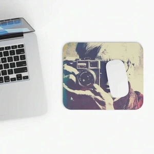 Bks 9.84x11.81in Camera In Color Mouse Pad | Vintage Pop Art, Desk Accessories, Christmas Gift Idea, Desk Decoration, Office Supplies Bks 9.84x11.81in Camera In Color Mouse Pad | Vintage Pop Art, Desk Accessories, Christmas Gift Idea, Desk Decoration, Office Supplies