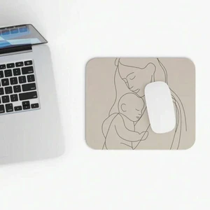 Bks Minimalist Mother Line Mouse Pad | 9.84x11.81in Desk Mat | Polyester Fabric with Rubber Base | Non-Slip Surface for Office and Gaming Bks Minimalist Mother Line Mouse Pad | 9.84x11.81in Desk Mat | Polyester Fabric with Rubber Base | Non-Slip Surface for Office and Gaming