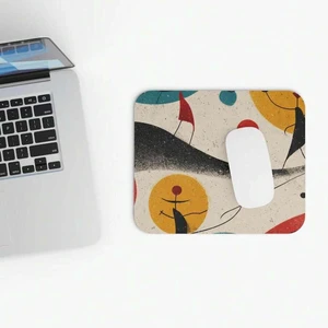 Bks 9.84*11.81in Floating Dance Forms Mouse Pad | Retro Geometric Art Desk Mat, Non-Slip Rubber Base for Office Gaming Bks 9.84*11.81in Floating Dance Forms Mouse Pad | Retro Geometric Art Desk Mat, Non-Slip Rubber Base for Office Gaming