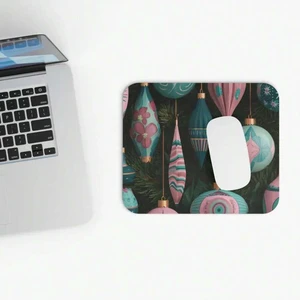 Bks Retro Teal Mouse Pad 30x25cm | Holiday Desk Mat, Office Accessories, Christmas Gift, Non-Slip Rubber Base, Polyester Fabric Bks Retro Teal Mouse Pad 30x25cm | Holiday Desk Mat, Office Accessories, Christmas Gift, Non-Slip Rubber Base, Polyester Fabric