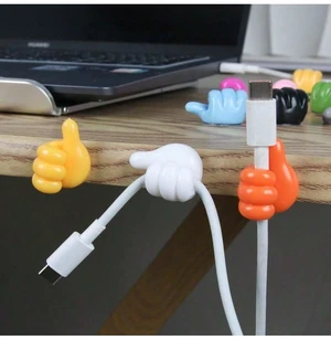 Bks Thumb Hook Cable Organizer, Creative Cute Data Cable Management Holder, Desktop Tidy Tool, Thumb Stick Hook Bks Thumb Hook Cable Organizer, Creative Cute Data Cable Management Holder, Desktop Tidy Tool, Thumb Stick Hook
