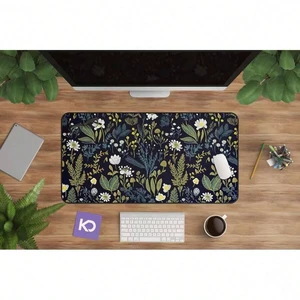 Bks Large Floral Mousepad Botanical Desk Mat Soft Siltstone Surface Anti-Slip Gaming Pad for Computer Laptop Bks Large Floral Mousepad Botanical Desk Mat Soft Siltstone Surface Anti-Slip Gaming Pad for Computer Laptop