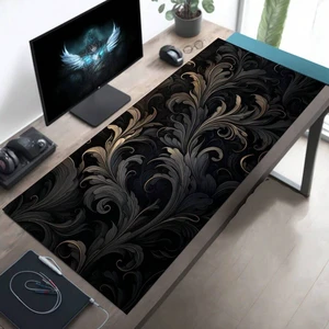 Bks Gothic Swirl Art Desk Pad, Large Mouse Mat, Anti-Slip Rubber Base, Polyester Fabric Surface, Office Gaming Accessory Bks Gothic Swirl Art Desk Pad, Large Mouse Mat, Anti-Slip Rubber Base, Polyester Fabric Surface, Office Gaming Accessory
