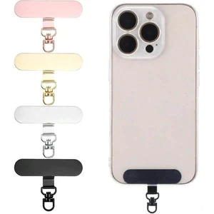 Bks 4 Pcs Stainless Steel Phone Tether Tabs 360 Rotating Universal Lanyard Pad No Adhesive Strap for All Full Phone Cases Bks 4 Pcs Stainless Steel Phone Tether Tabs 360 Rotating Universal Lanyard Pad No Adhesive Strap for All Full Phone Cases