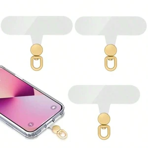 Bks 360 Rotatable Phone Lanyard Tab 3-Pack Universal Strap Adapter No Adhesive Clear Plastic Case Compatible Cell Phones Bks 360 Rotatable Phone Lanyard Tab 3-Pack Universal Strap Adapter No Adhesive Clear Plastic Case Compatible Cell Phones