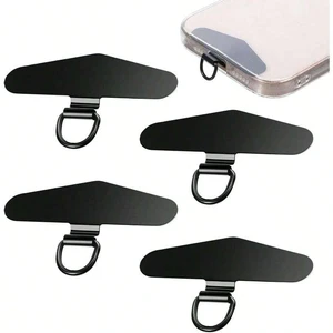 Bks 4PCS Black Metal Phone Tether Tabs Universal Lanyard Patches for Smartphones Safety Strap Bks 4PCS Black Metal Phone Tether Tabs Universal Lanyard Patches for Smartphones Safety Strap