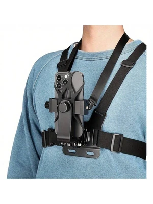 Bks Adjustable Universal Chest Strap for Action Cameras, Compatible with GoPro iPhone Insta360, ABS Material for Vlogging Cycling Fishing Bks Adjustable Universal Chest Strap for Action Cameras, Compatible with GoPro iPhone Insta360, ABS Material for Vlogging Cycling Fishing