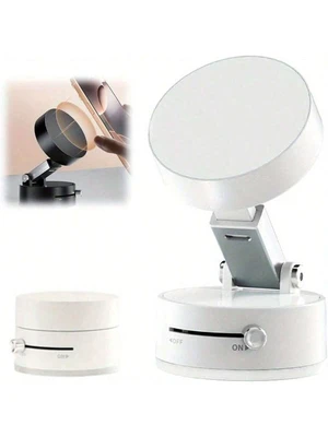 Bks Double-Sided Vacuum Suction Cup Bracket - 360 Rotatable Foldable Strong Adsorption Non-Punching Mobile Phone Tablet Kitchen Tool Holder Compatible With iPhone Android Bks Double-Sided Vacuum Suction Cup Bracket - 360 Rotatable Foldable Strong Adsorption Non-Punching Mobile Phone Tablet Kitchen Tool Holder Compatible With iPhone Android