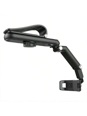 Bks Rotating 1080° Sun Visor Phone Holder - Universal Car Mount, Adjustable Angle Secure Grip Stand For Hands-Free Navigation Bks Rotating 1080° Sun Visor Phone Holder - Universal Car Mount, Adjustable Angle Secure Grip Stand For Hands-Free Navigation