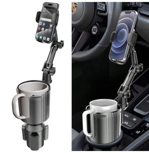 Bks Universal Cup Holder Phone Mount with 360 Rotation Expandable Stand for All Mobile Phones and Cars Bks Universal Cup Holder Phone Mount with 360 Rotation Expandable Stand for All Mobile Phones and Cars