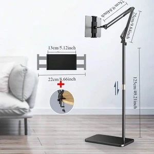 Bks Large Adjustable Floor Phone Stand Tablet Holder 360 Rotation Bed Mount for iPhone iPad Kindle E-Reader Spring Gift Bks Large Adjustable Floor Phone Stand Tablet Holder 360 Rotation Bed Mount for iPhone iPad Kindle E-Reader Spring Gift