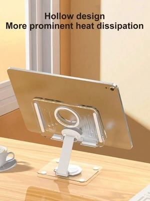 Bks Dual Folding Device Stand Fully Adjustable Foldable Desktop Holder Cradle Dock | Versatile Tablet & Phone Stand With Thick, Stable Base | Foldable Design For Home & Office Use | Compatible With Bks Dual Folding Device Stand Fully Adjustable Foldable Desktop Holder Cradle Dock | Versatile Tablet & Phone Stand With Thick, Stable Base | Foldable Design For Home & Office Use | Compatible With