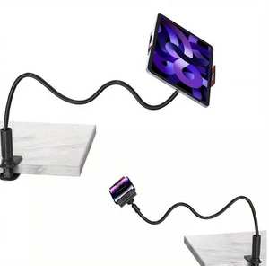 Bks Universal Desktop Tablet Holder Stand with 360 Rotation Swivel Arm for Mobile Phones and Tablets Bedside Slouchy Shelf Bks Universal Desktop Tablet Holder Stand with 360 Rotation Swivel Arm for Mobile Phones and Tablets Bedside Slouchy Shelf