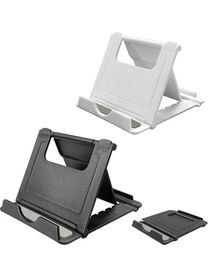 Bks 2 Pack Foldable Phone Stand Holder Desktop Adjustable Viewing Angle ABS Material Compatible iPhone Android Tablet Bks 2 Pack Foldable Phone Stand Holder Desktop Adjustable Viewing Angle ABS Material Compatible iPhone Android Tablet