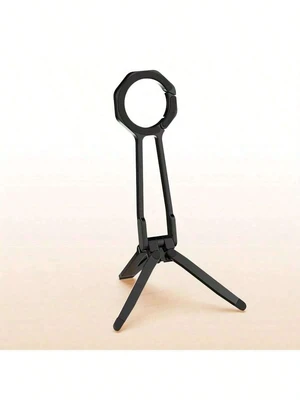 Bks Magnetic Phone Stand Tripod Folding Aluminum Alloy Double Sided Quick Install Compatible With iPhone 16 15 14 12 Pro Max And Other Smartphones Home Outdoor Travel Fitness Portable Bks Magnetic Phone Stand Tripod Folding Aluminum Alloy Double Sided Quick Install Compatible With iPhone 16 15 14 12 Pro Max And Other Smartphones Home Outdoor Travel Fitness Portable