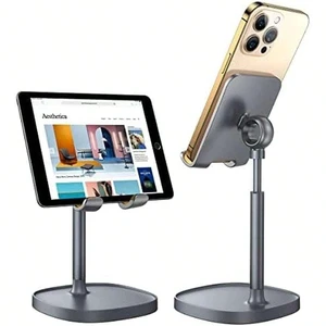 Bks Adjustable Phone Stand Holder for Desk Video Recording Ergonomic Angle Support Fits iPhone iPad Tablet Case 4 to 10 Inch Bks Adjustable Phone Stand Holder for Desk Video Recording Ergonomic Angle Support Fits iPhone iPad Tablet Case 4 to 10 Inch