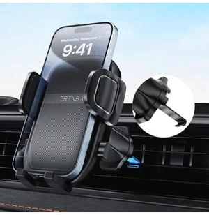 Bks Universal Car Phone Holder with Metal Hook Clip Vent Mount 360 Rotation for iPhone Android All Smartphones Dark Black Bks Universal Car Phone Holder with Metal Hook Clip Vent Mount 360 Rotation for iPhone Android All Smartphones Dark Black