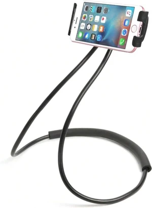 Bks Universal Smart Mobile Phone Stand Hanging Neck Holder Lazy Cell Phone Mount Adjustable 360 Rotation (Black) Bks Universal Smart Mobile Phone Stand Hanging Neck Holder Lazy Cell Phone Mount Adjustable 360 Rotation (Black)