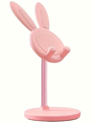 Bks Adjustable Telescopic Rabbit Phone Stand, Kawaii Bunny Ears Desktop Holder, Height Angle Adjustable Dock for Phones Tablets Bks Adjustable Telescopic Rabbit Phone Stand, Kawaii Bunny Ears Desktop Holder, Height Angle Adjustable Dock for Phones Tablets