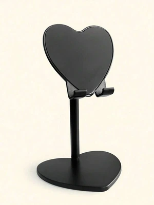 Bks Heart Shaped Desktop Phone Stand Holder Universal for iPhone Android Cute Cellphone Mount Romantic Couple Gift Home Office Desk Accessories Bks Heart Shaped Desktop Phone Stand Holder Universal for iPhone Android Cute Cellphone Mount Romantic Couple Gift Home Office Desk Accessories