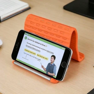 Bks Mobile Phone Stand, Silicone Desktop Tablet Laptop Holder, Creative Flexible Foldable Deformable Lazy Stand, Travel Accessories Bks Mobile Phone Stand, Silicone Desktop Tablet Laptop Holder, Creative Flexible Foldable Deformable Lazy Stand, Travel Accessories
