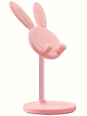 Bks Cute Red Rabbit Desktop Phone Stand Adjustable Height Angle Non-Slip Holder For Smartphones Tablets Aesthetic Room Decor Bks Cute Red Rabbit Desktop Phone Stand Adjustable Height Angle Non-Slip Holder For Smartphones Tablets Aesthetic Room Decor