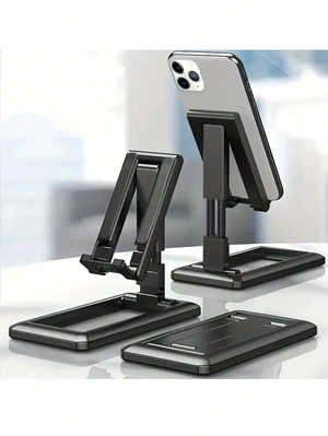 Bks Slouchy Folding Phone Stand Height Adjustable Deformable Desktop Holder Compatible With iPhone Android Tablet Bks Slouchy Folding Phone Stand Height Adjustable Deformable Desktop Holder Compatible With iPhone Android Tablet