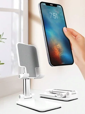 Bks Adjustable Desktop Phone Stand Rotatable Dual-Fold Holder Compatible With iPhone 17 16 15 Pro Max 14 All Smartphones Mother's Day Gift Bks Adjustable Desktop Phone Stand Rotatable Dual-Fold Holder Compatible With iPhone 17 16 15 Pro Max 14 All Smartphones Mother's Day Gift