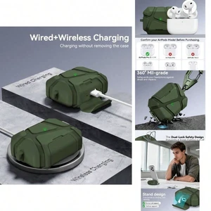 Bks Secure Lock Phone Stand Compatible With Airpods Pro 3 Generation Case With Cleaning Kit - Green Bks Secure Lock Phone Stand Compatible With Airpods Pro 3 Generation Case With Cleaning Kit - Green