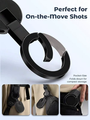 Bks Magnetic Phone Holder Foldable Suction Cup Multi-Surface Hands-Free Stand For Desk Laptop Mirror Bathroom Travel Bks Magnetic Phone Holder Foldable Suction Cup Multi-Surface Hands-Free Stand For Desk Laptop Mirror Bathroom Travel