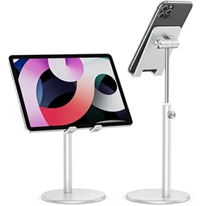 Bks Cell Phone Stand Adjustable Height Aluminum Desktop Holder Compatible With iPhone 17 Pro Max All Smartphones Tablets 4-11 Inch Bks Cell Phone Stand Adjustable Height Aluminum Desktop Holder Compatible With iPhone 17 Pro Max All Smartphones Tablets 4-11 Inch