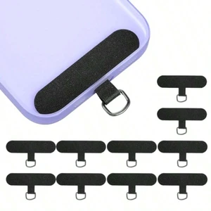 Bks 10 Pack Phone Tether Tab Anti-Theft Strap Universal Smartphone Case Patch Oxford Cloth Ring Lanyard Holder Bks 10 Pack Phone Tether Tab Anti-Theft Strap Universal Smartphone Case Patch Oxford Cloth Ring Lanyard Holder