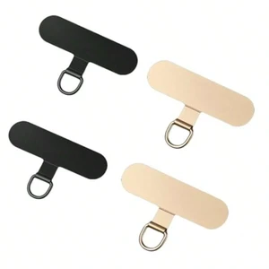 Bks 4 Pcs Phone Lanyard Patch Safety Tether Tab for iPhone Case Strap Replacement Part Gold Black Bks 4 Pcs Phone Lanyard Patch Safety Tether Tab for iPhone Case Strap Replacement Part Gold Black